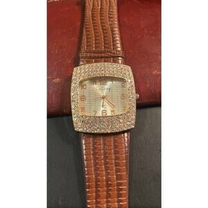 Women's 40mm Gold Tone Go Goey Watch, Crystal Accents